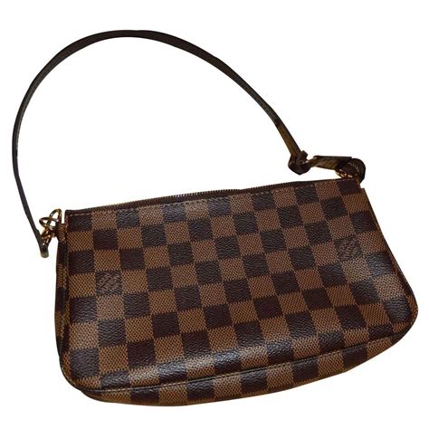 louis vuitton damier pochette accessoires|Louis Vuitton Pochette damier graphite.